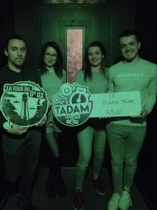 joueurs de l'escape game : Tadam Escape